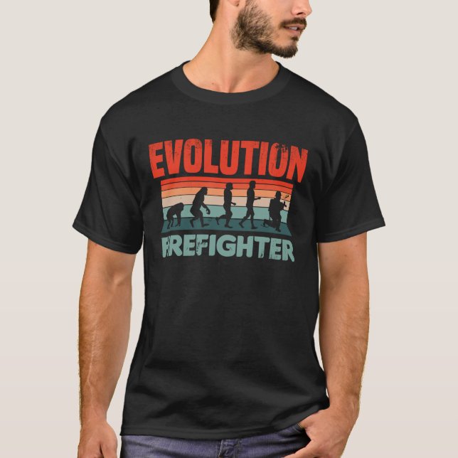 Camiseta Golf Evolution From Monkey To Men Golfing  2 (Frente)