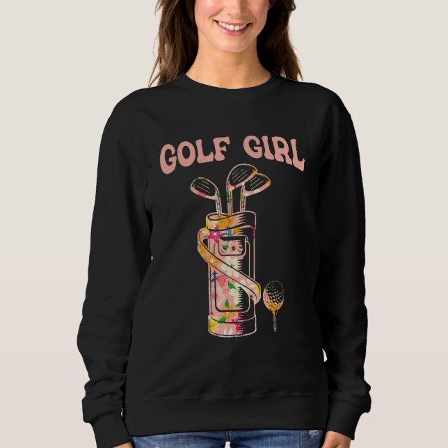 Camiseta Golf Garota Golf Lover Golfer Golfe Golf Pla (Frente)