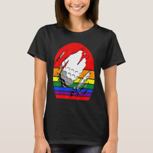 Camiseta Golf Gay Rainbow Golf Ball