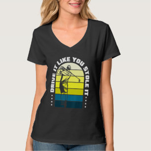 Camiseta Golf Golf Ball Golf Club Golfer Buraco Em Um Golfe