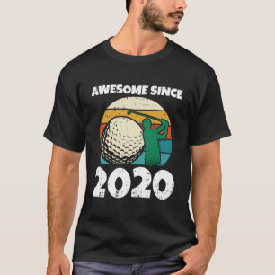 Camiseta Golf Golfe Incrível Desde 2020 aniversário de 3 an