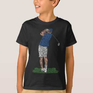 Camiseta Golf Golfer Golfing Art Shirt