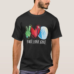 Camiseta Golf Jogador Golf Clube Golfe Paz Golf