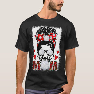 Camiseta Golf Mãe Leopard Jogo de Arma Dia das Mães