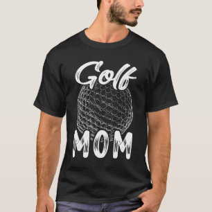 Camiseta Golf Mãe Mulheres Jogadoras De Golfe Jogador De Bo