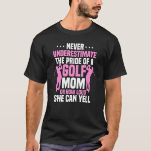 Camiseta Golf Mãe Orgulho Golfista Dia das Mães