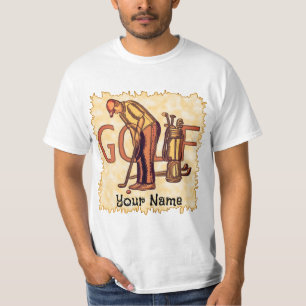 Camiseta Golf Man Letters