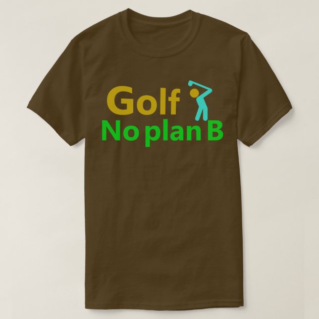 Camiseta Golf N.o do Plano B 1 (Frente do Design)