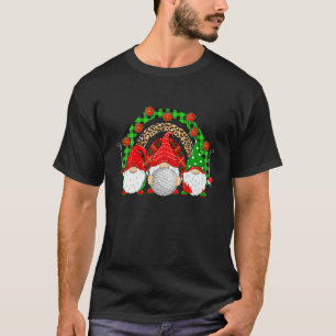 Camiseta Golf Natal Gnomos Golf Player Xmas