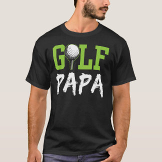 Camiseta Golf Papa Hobby Golfer Pai de Golfista Pai Pai
