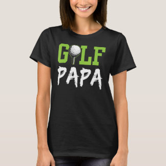 Camiseta Golf Papa Hobby Golfer Pai de Golfista Pai Pai