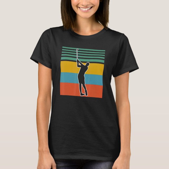 Camiseta Golf Retro Sunset Golf Player 1 (Frente)