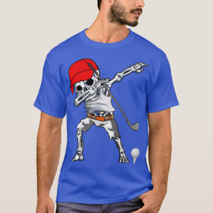 Camiseta Golf Skeleton Halloween Men Boys Kids Halloween Co