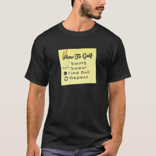 Camiseta Golf Sports Golfer Coach Engraçado Ditos de Golfe