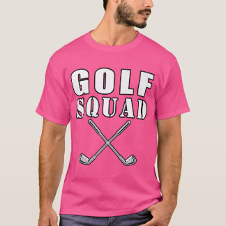 Camiseta Golf Squad Golf Player Golf Clusters Engraçado