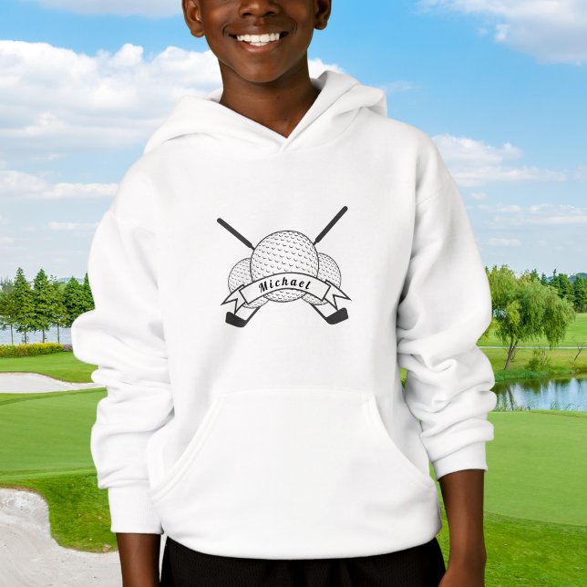 Camiseta Golf Theme Golfer Personalizado Kid Personalizado (Criador carregado)