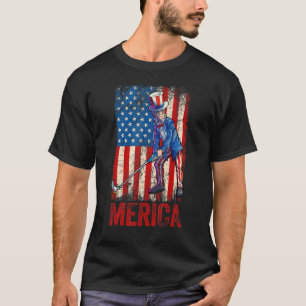Camiseta Golf Tio Sam 4 De Julho Meninos Crianças Eua Ameri