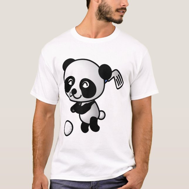 Camiseta Golf tocando Panda (Frente)