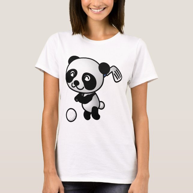 Camiseta Golf tocando Panda (Frente)