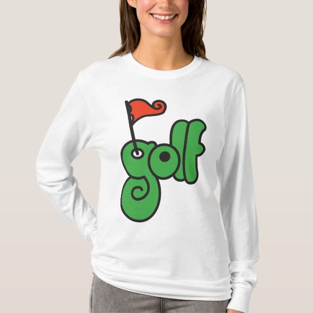 Camiseta Golf Wang Verde Vibrante e Vermelho (Frente)