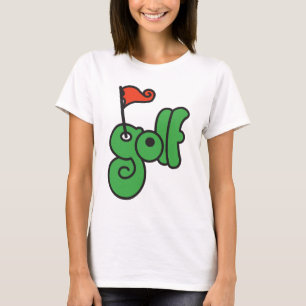 Camiseta Golf Wang Verde Vibrante e Vermelho
