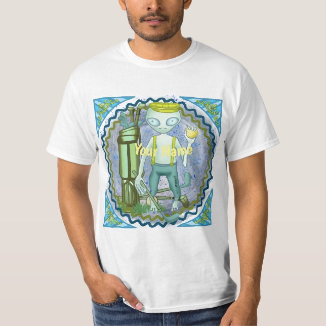 Camiseta Golfe Alien (Frente)