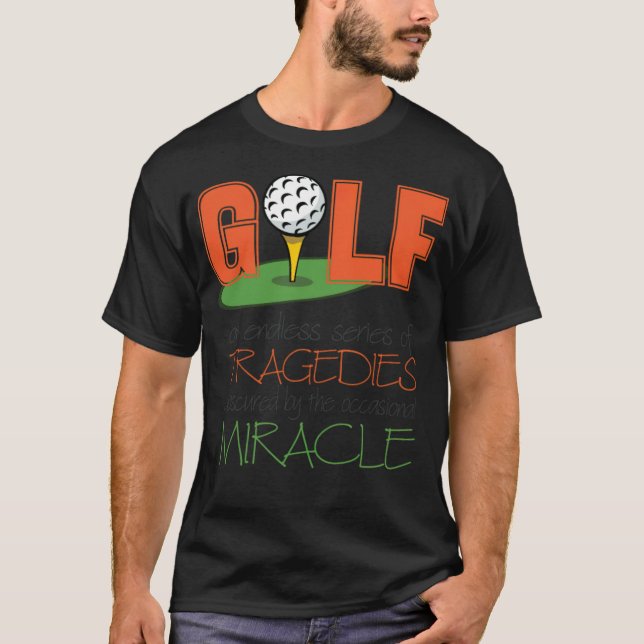Camiseta Golfe - artes esportivas de golfe (Frente)