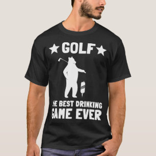 Camiseta Golfe Bebendo Jogo Golfe E Esporte Bebendo De Bebê