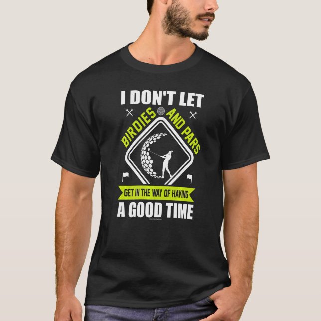 Camiseta Golfe Birdies E Pars (Frente)