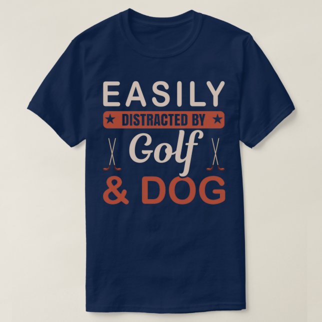 Camiseta Golfe Cão (Frente do Design)