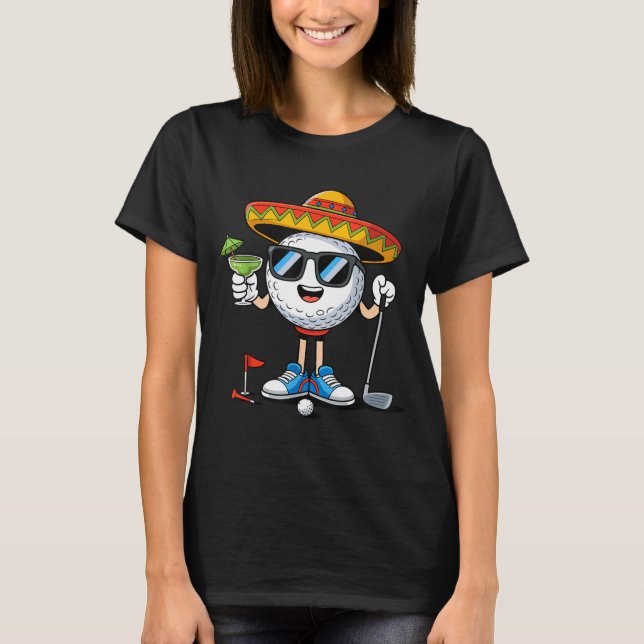 Camiseta Golfe cinco de maio golfe  (Frente)