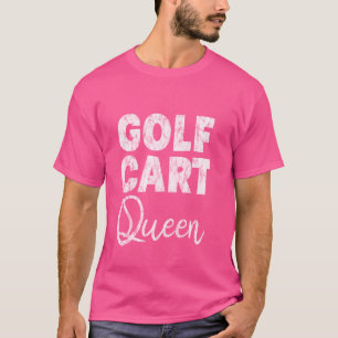 Camiseta Golfe da Rainha do Carrinho de Golfe.