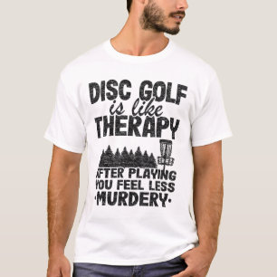 Camiseta Golfe de Disco É Como Piadas de Terapia Frisbee Go