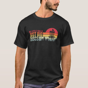Camiseta Golfe De Disco Engraçado, Retro Sunset Sem Pequena