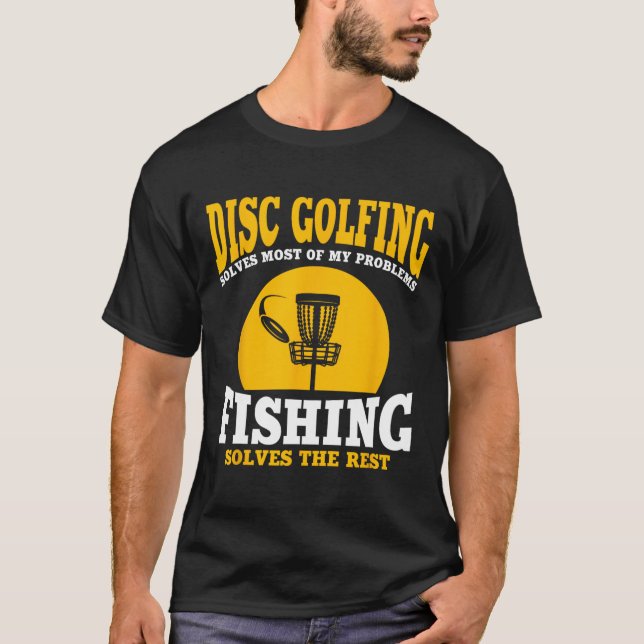 Camiseta Golfe De Disco excelente E Presente De Pesca (Frente)