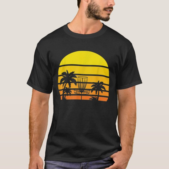 Camiseta Golfe De Disco Frisbee Retroativo Para Golf De Dis (Frente)