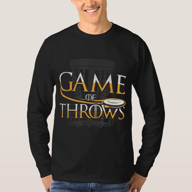 Camiseta Golfe de Disco para Homens Frisbee Golf Tee (Frente)