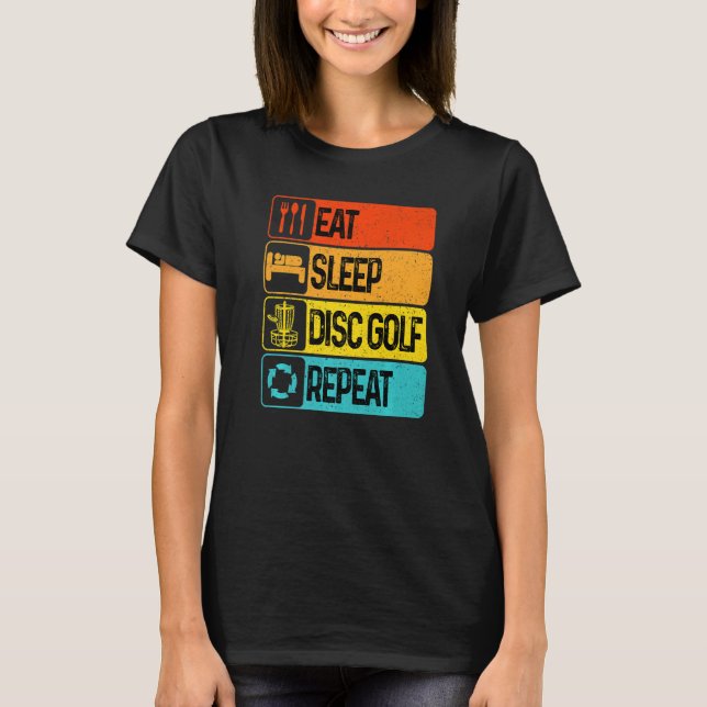 Camiseta Golfe De Disco Para Homens Jogadores De Golfe Golf (Frente)