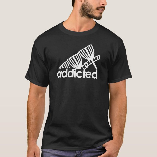 Camiseta Golfe de Disco Viciante | Golfe de Disco Engraçado (Frente)