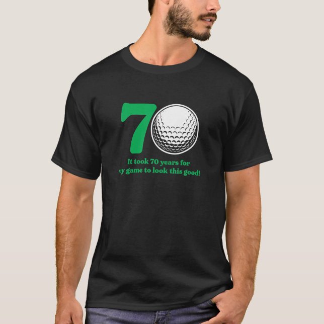 Camiseta Golfe de Golfe de 1953, 70, 70 anos (Frente)