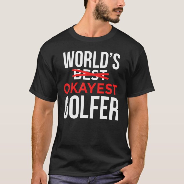 Camiseta Golfe de Golfe Mais Alto do Mundo (Frente)
