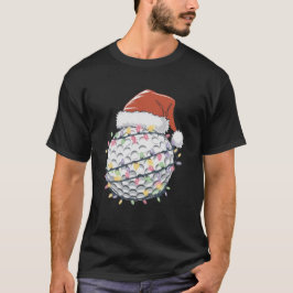Camiseta Golfe de Natal Humor Golfe de Natal Mulheres Homen