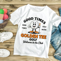Golfe de Tee ouro Boas Tempos Fria Bebidas
