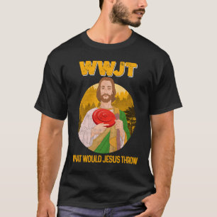 Camiseta Golfe Disco O Que Jesus Jogaria Golfe Frisbee