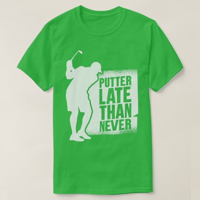 Camiseta Golfe do Curso de Golfe Golfe 4 (Frente do Design)