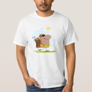 Camiseta Golfe do dia ensolarado - afro-americano