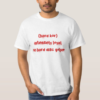 Camiseta GOLFE do DISCO (kôr do härd)