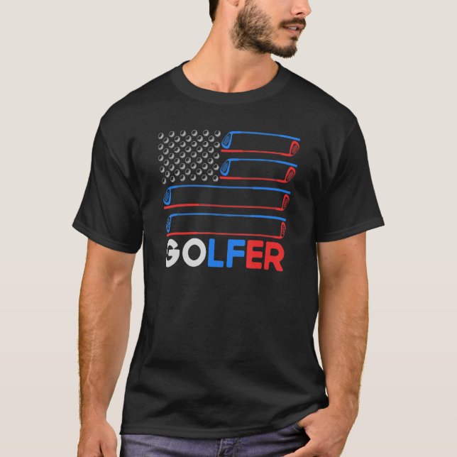 Camiseta Golfe do Jogador de Golfe Primo Golfer Golfing (Frente)