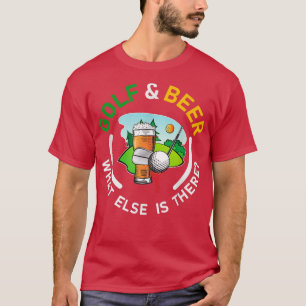 Camiseta Golfe E Cerveja O Que Mais Há É Golfe De Amor 