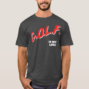 Camiseta Golfe é o meu estilo de vida, Estilo 80, Golf Love